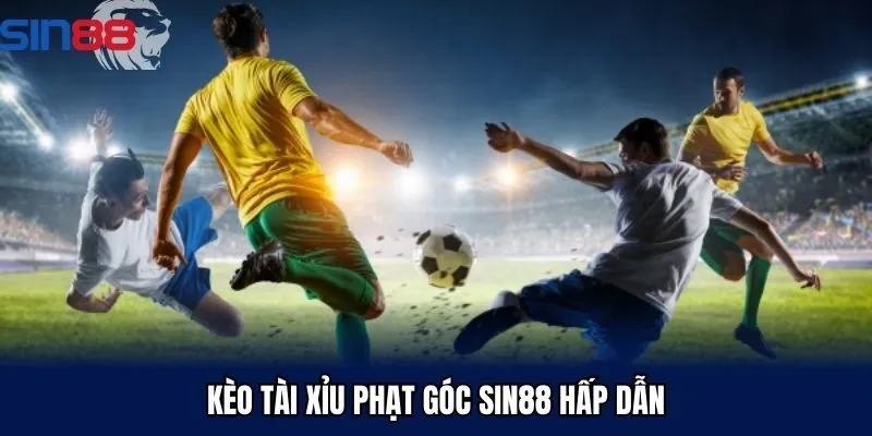 Kèo tài xỉu phạt góc Sin88 hấp dẫn